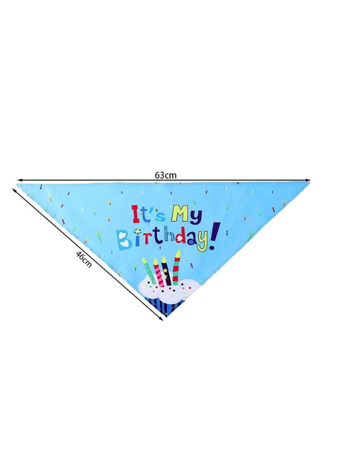 Mordely Dog Birthday Bandana and Hats Set - 4-in-1 Dog Girl Party Accessories with Bow Tie & Checkered Scarf, Puppy Birthday Decorations for Party Supplies, Photo Booth, Pet Celebration (Pet Owner Gifts) - Image 3